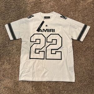 Brand New White #22 Amiri Cotton Jersey Men’s XL